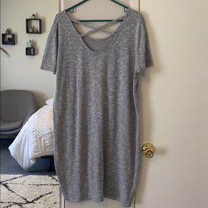 grey tshirt dress